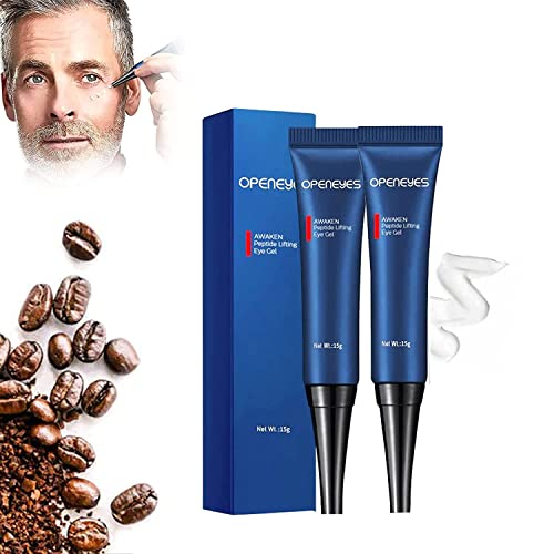 2PC Openeyes - Verjüngendes Augen-Lifting-Gel für Männer Frauen,Anti Aging Openeyes Eye Cream, Openeyes Augengel,Openeyes Erwachen Peptid-Straffendes Augengel,Open Eyes Awaken Peptide Lifting Eye Gel von vokkrv