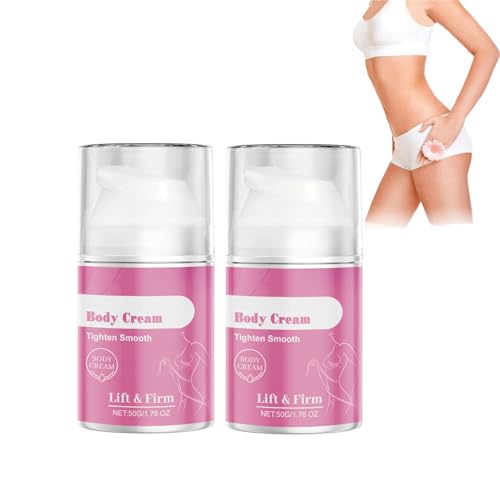 Body Firming Cream-Moisturizing,Firming for Stomach,Thighs & Butt,Body Skin Straffende Creme,Reparierende Körperpflege für Trockene Haut,Feuchtigkeitsspendende Körpercreme für Frauen& Männer (2PC) von vokkrv