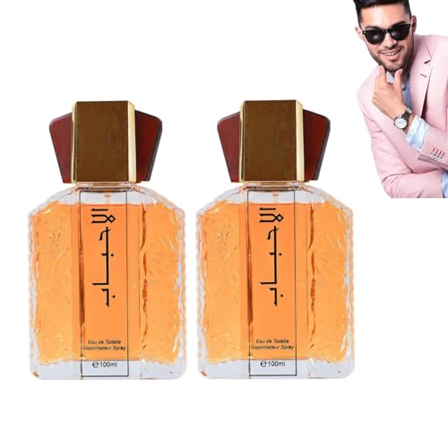 Eau de Parfum Dubai-Parfüm für Männer, Eau de Parfum Spray, Parfümöl Herren Duft, Langanhaltender Eau de Parfüm Herren Duft, Eleganter Langanhaltender Duft, Markanter Männer Duft (2PC) von vokkrv