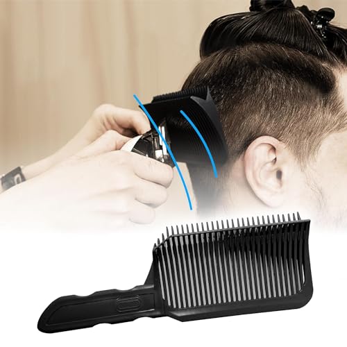 Haarschneidekamm Haare Schneiden,Barber Comb for Men,Verstellbare Fade Kamm Männer,Schablone Gebogenes Silikon Friseur Kamm,übergang Haarschneidemaschine Barber Kamm von vokkrv