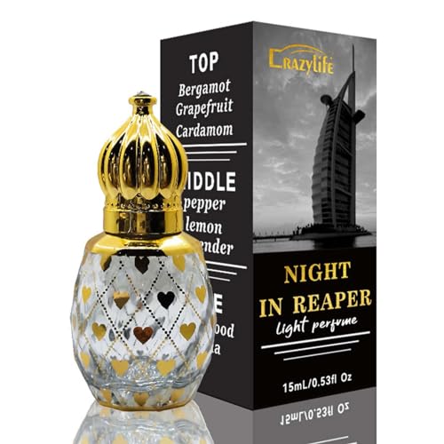 Gold Parfüm, Arabische Parfüm für Herren, Eau de Toilette, Arabisches Parfümöl Langanhaltende Parfümöl Herren für Paare, Dating Geeignet, Sultan Parfüm von vokkrv