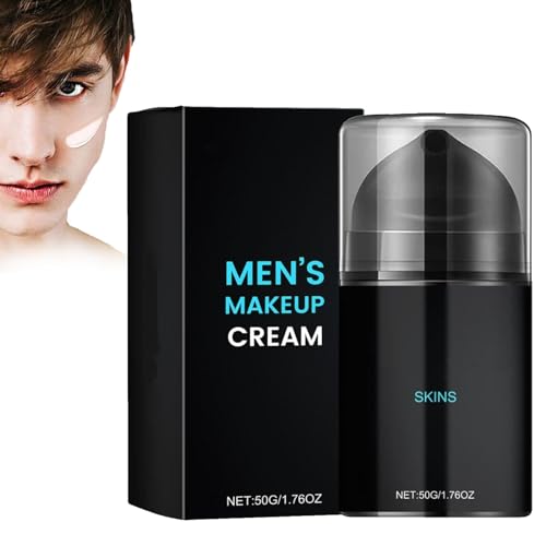 Men's Makeup Cream for Brightening, Moisturizing & Dark Spots Covering,Men's Makeup Cream Moisturizing Concealer Isolation Cream,Gesichtspflege Männer,Gesichtspflege gegen Falten für Männer (1PC) von vokkrv