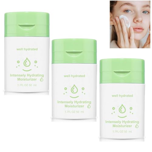 Skincare Daily Hydrating Face Moisturizer, Moisturising Cream for Nourishing and Plumping Skin, Deep Hydration Repair Skin Barrier For Normal to Dry Skin, for Man and Woman (3PC) von vokkrv