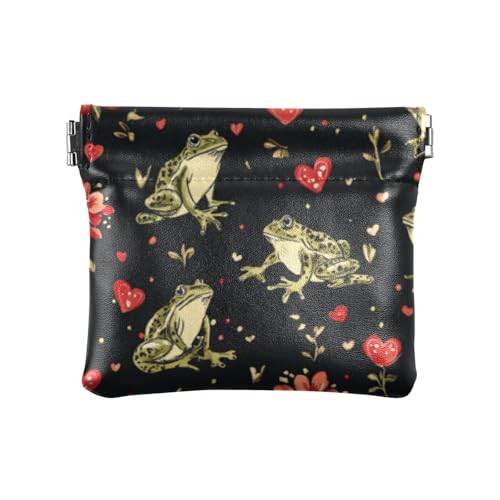 Frosch Vintage Valentine Cartoon Damen Kleine Leder Münzgeldbörse Geldbörse Wasserdicht Make-up Periode Tasche für Damen, Frosch Vintage Valentine Cartoon, 1 Größe, Druck Kunst, Frosch Vintage Frosch Vintage Valentine Cartoon Damen Kleine Leder Münzgeldbörse Geldbörse Wasserdicht Make-up Periode Tasche für Damen, Frosch Vintage Valentine Cartoon, 1 Größe, Druck Kunst, Frosch Vintage von voucong