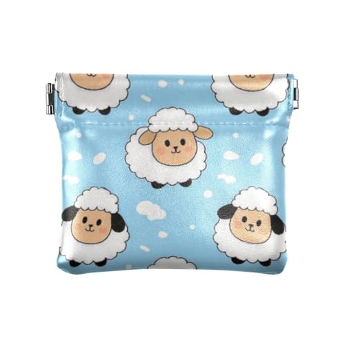 PU Leder Geldbörse mit weißem Schafmuster für Frauen, süßes weißes Schaf, 1 Size, Kunstdruck, niedliches weißes Schaf, Cartoon, 1 Size, Druck, Weißes Schaf, niedlich, Cartoon, 1 size, Kunstdruck PU Leder Geldbörse mit weißem Schafmuster für Frauen, süßes weißes Schaf, 1 Size, Kunstdruck, niedliches weißes Schaf, Cartoon, 1 Size, Druck, Weißes Schaf, niedlich, Cartoon, 1 size, Kunstdruck von voucong