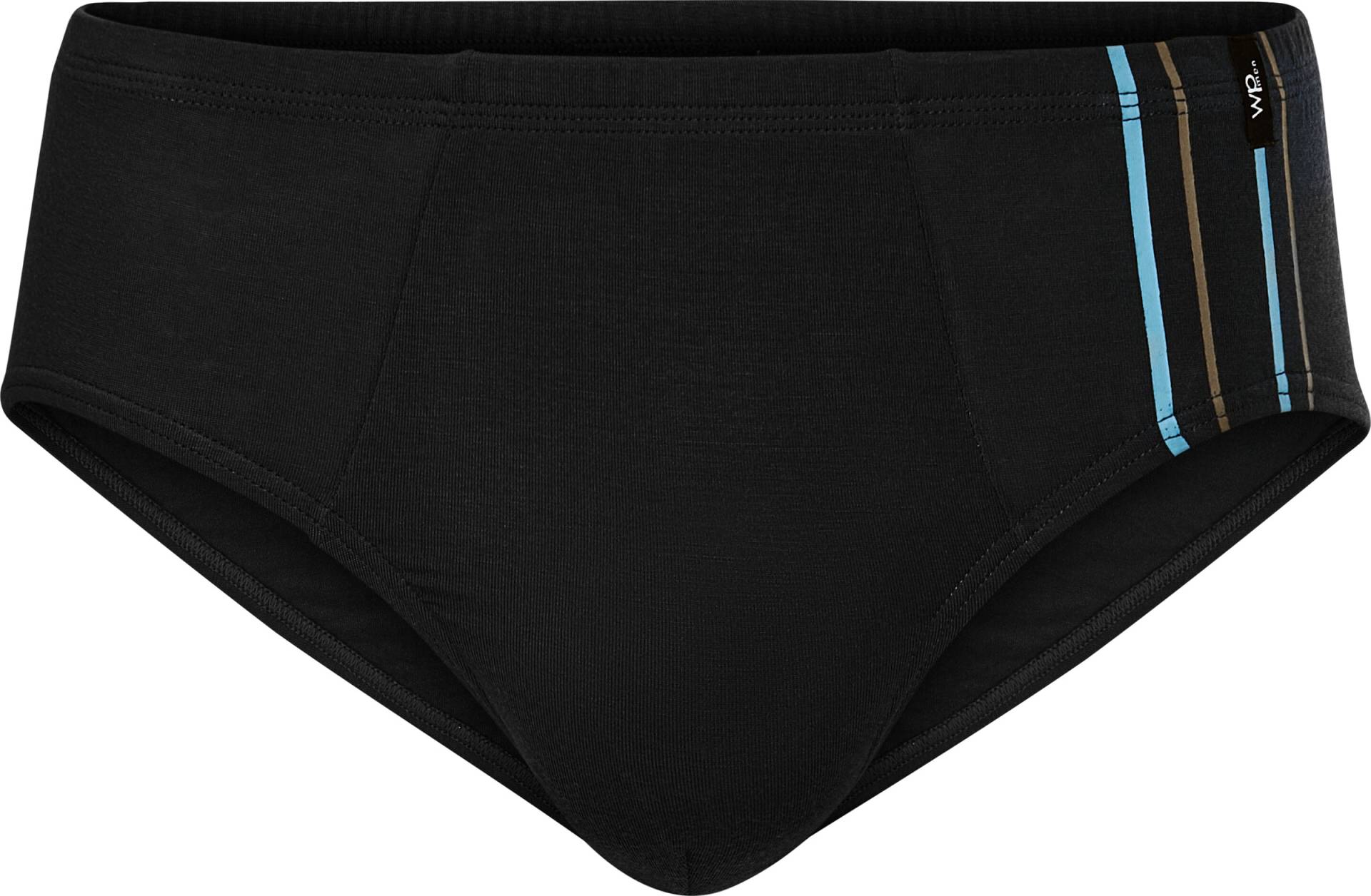 Sieh an! Herren Slip, schwarz-aqua von wäschepur men