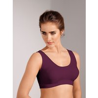 Witt Damen Bustier, aubergine + marine von wäschepur