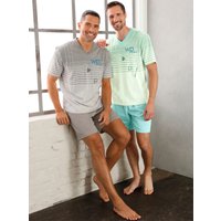 Witt Herren Shortys, grau + türkis von wäschepur men