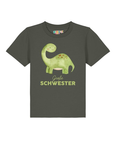 watabout.kids T-Shirt Kinder Dinosaurier 04 Große Schwester von watabout.kids