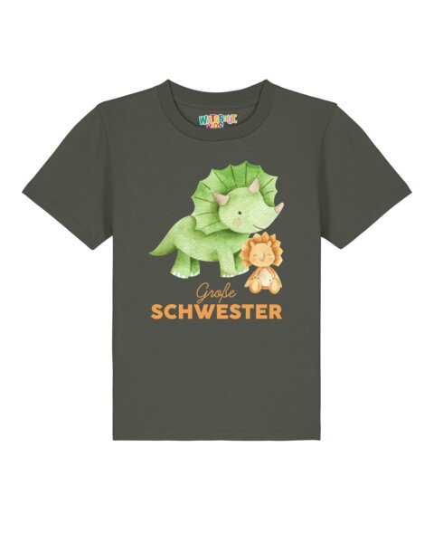 watabout.kids T-Shirt Kinder Dinosaurier 07 Große Schwester von watabout.kids