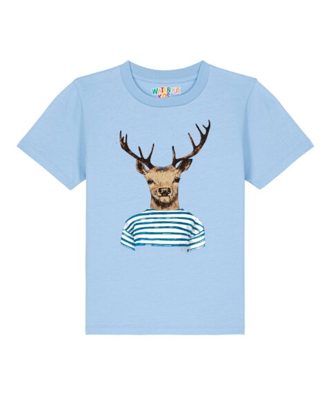 watabout.kids T-Shirt Kinder Hirsch von watabout.kids