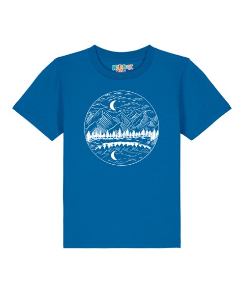 watabout.kids T-Shirt Kinder Mountains by night von watabout.kids