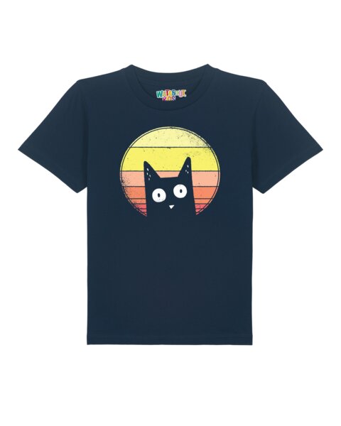 watabout.kids T-Shirt Kinder Sunset Cat von watabout.kids