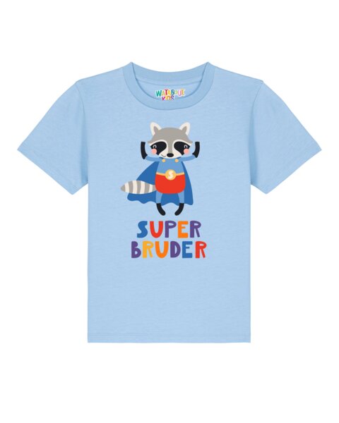 watabout.kids T-Shirt Kinder Waschbär Superbruder von watabout.kids