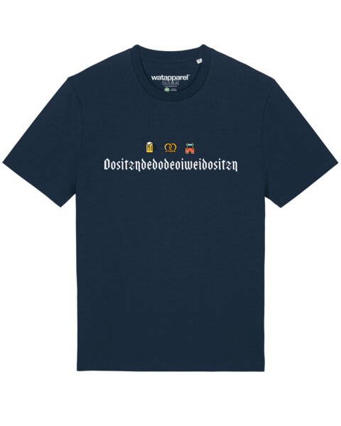 watapparel T-Shirt Unisex Dositzndedodeoiweidositzn von watapparel