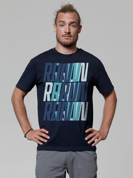 watapparel T-Shirt Unisex Run, Run, Run blue von watapparel