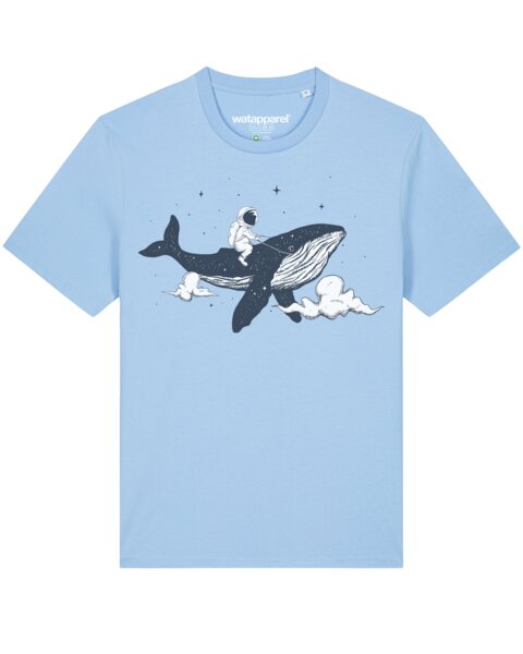 watapparel T-Shirt Unisex Spacewhale von watapparel