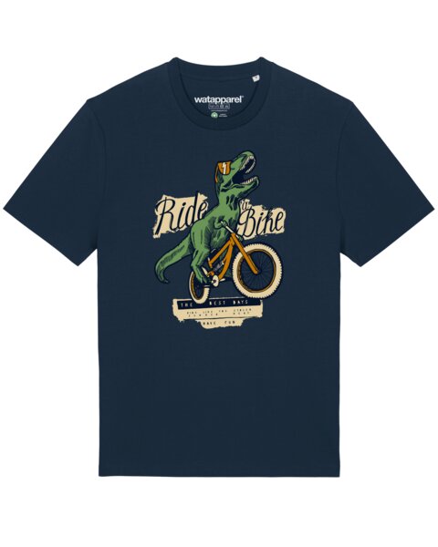 watapparel T-Shirt Unisex T-Rex Fahrrad von watapparel