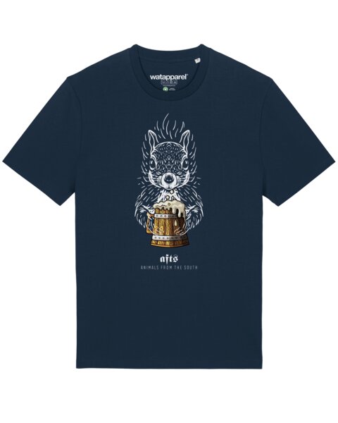 watapparel T-Shirt Unisex [#afts] Eichhörnchen von watapparel