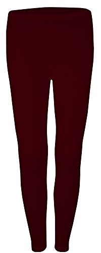 wobera ANGORA Hochflausch-Leggings mit 70% Angora (Gr. 42/44, Farbe: Bordeaux) von wobera ANGORA