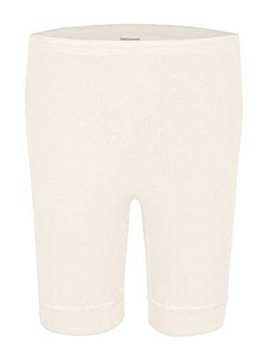 wobera ANGORA Damen-Unterhose bis Knie mit 50% Angora (Gr. L, Farbe: wollweiß) von wobera ANGORA