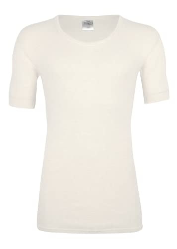 wobera Herrenunterhemd T-Shirt oder mit ½ Arm aus 100% Seide (Gr. 6/M, Farbe: naturweiß) von wobera ANGORA