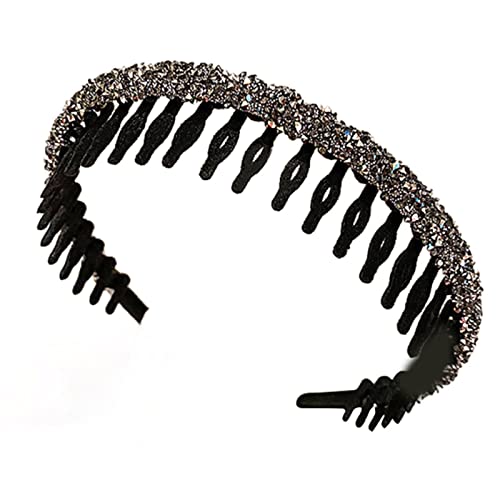 Elegantes Kristall-Stirnband, Prinzessinnen-Beflockung, Kopfschmuck für Festzug, Abschlussball, Party, Hochzeit, Braut für Abendkleid, Braut-Kopfschmuck für Hochzeit von xbiez