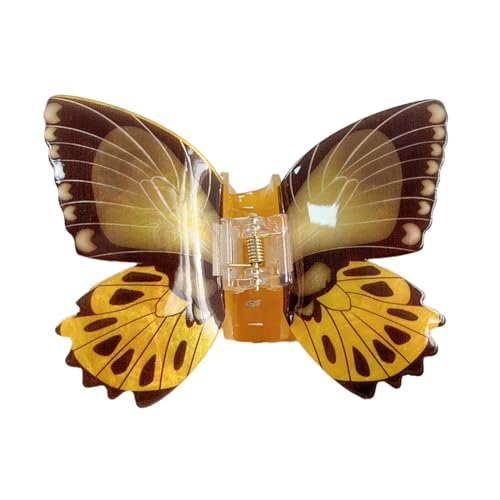 Niedliche und bunte Schmetterlings-Haarspange, elegante Haarspange für Damen, Federklemme, Kopfbedeckung, Temperament, Haarspange, modische Haarspange von xbiez