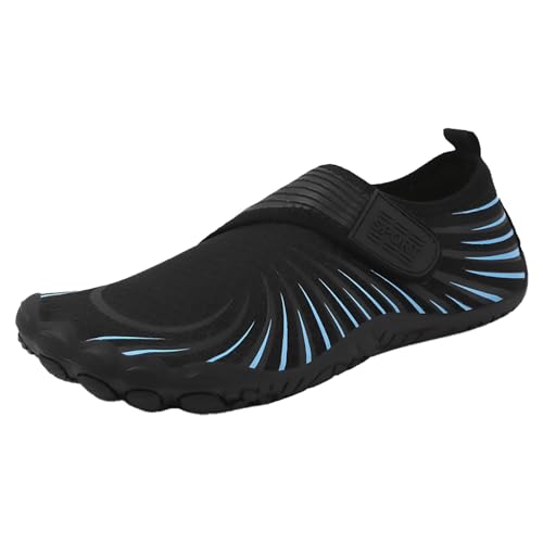 xiongwei Tennis Schuhe Damen Eigenschaften: Regenschutz Schuhe Damen (Blue, 42) von xiongwei