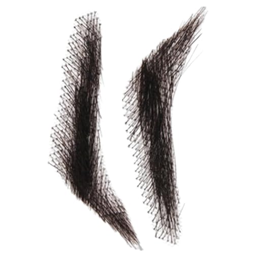 Falsche Augenbrauen für Männer – 1 Paar Spitzen-Häkelnadeln, Verlängerungen mit natürlichem Aussehen, atmungsaktives Design | Wiederverwendbare falsche Augenbrauen für Urlaubs-Make-up, Cosplay Falsche Augenbrauen für Männer – 1 Paar Spitzen-Häkelnadeln, Verlängerungen mit natürlichem Aussehen, atmungsaktives Design | Wiederverwendbare falsche Augenbrauen für Urlaubs-Make-up, Cosplay von ycezw