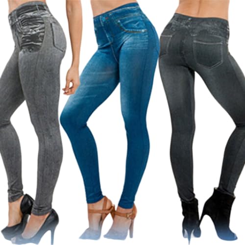 Hosen Damen Skinny Jeans Damen Hohe Taille Klassische Denim Hose Weiche Schlanke Bequeme Jeanshosen Zum Anziehen Skinny Stretchy LäSsige Hosen Damen Elegante Leggings Mode Jeanshose Mit Taschen von yruphome