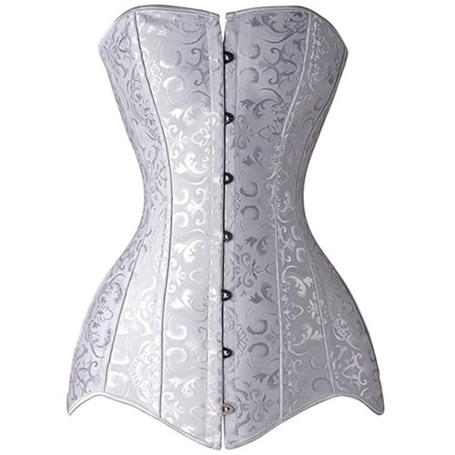 Solides Vollbrustkorsett Für Damen Bustier Dessous Oberteil Gothic Shapewear Sexy Korsett Einreihig Oberbekleidung Sexy Body Retro Mittelalter Tanktop Für Herren Und Damen Mit Schnürung Renaissance von yruphome