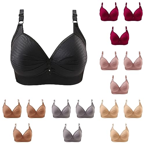 yruphome Frau Bedruckt Ed Togethergroße Tages BH Unterwäscheohne Ränderbralettes Für Damenübergrößedamen Alltags Bhspush Up Bralettenahtloser Damen Bhkabelloser Bralettedamen Druck BH von yruphome