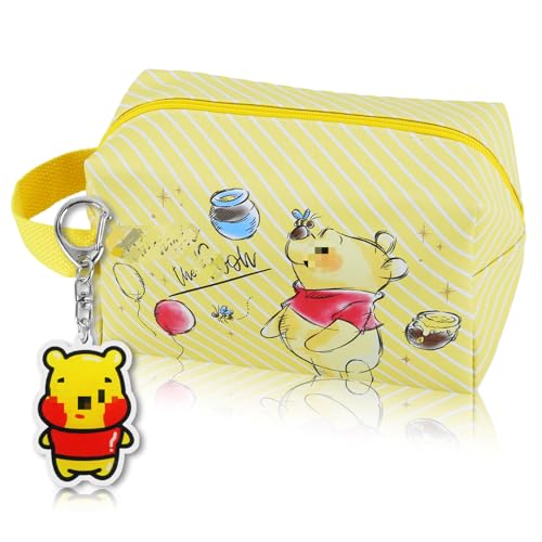 Cartoon Kosmetiktasche Wi-NI Kosmetiktasche Süße Bär Schminktasche mit Schlüsselanhänger Reise Kulturbeutel Handtasche Kosmetiktasche Make-up-Tasche mit Reißverschluss Geschenk für Mädchen Cartoon Kosmetiktasche Wi-NI Kosmetiktasche Süße Bär Schminktasche mit Schlüsselanhänger Reise Kulturbeutel Handtasche Kosmetiktasche Make-up-Tasche mit Reißverschluss Geschenk für Mädchen von yumcute