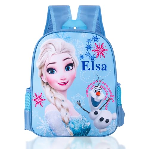 yumcute BX Frozen Rucksack Kindergarten Mädchen, Frozen Kindergartenrucksack für Mädchen von 3-7 Jahren, Kinderrucksack 31cm x 26cm x 10cm, Das Perfekte Geschenk für Mädchen, Die Frozen Lieben von yumcute