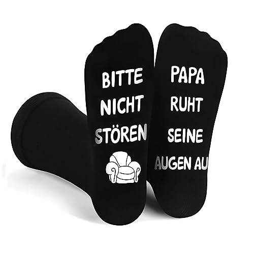 yumcute Lustige Socken, Baumwoll Socken mit Spruch, Lustige Geburtstagsgeschenk für Männer, Weihnachten Geschenke für Opa von yumcute