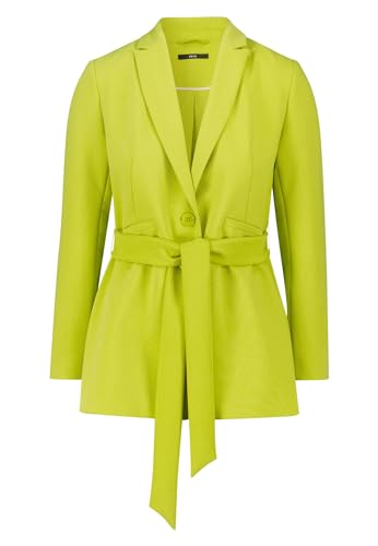 zero Damen Blazer mit Gürtel Apple Green,38 von zero