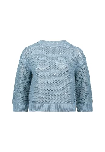 zero Damen Grobstrickpullover mit Glitzer 44, BlueSilver zero Damen Grobstrickpullover mit Glitzer 44, BlueSilver von zero