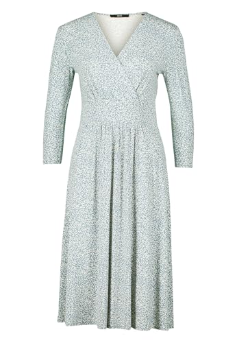 zero Damen Jerseykleid mit Wickeloptik 38, BlueCream zero Damen Jerseykleid mit Wickeloptik 38, BlueCream von zero