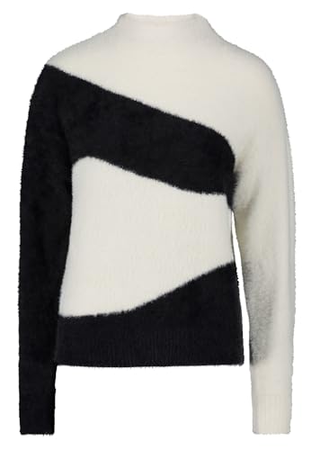 zero Damen Pullover Colorblock Optik Patch BlackCream,40 zero Damen Pullover Colorblock Optik Patch BlackCream,40 von zero