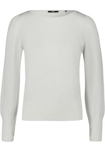 zero Damen Pullover mit Glitzerfaden CreamSilver,42 zero Damen Pullover mit Glitzerfaden CreamSilver,42 von zero