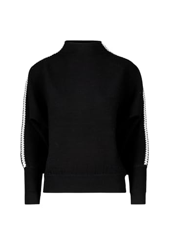 zero Damen Pullover mit Kontraststreifen Patch BlackCream,40 zero Damen Pullover mit Kontraststreifen Patch BlackCream,40 von zero