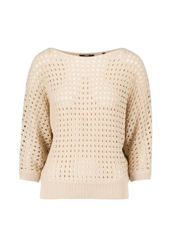 zero Damen Pullover mit Lochmuster French Oak,38 zero Damen Pullover mit Lochmuster French Oak,38 von zero