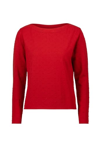 zero Damen Pullover mit Punktstickerei Savvy Red,42 zero Damen Pullover mit Punktstickerei Savvy Red,42 von zero