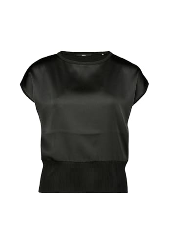 zero Damen Pullover mit glänzender Vorderseite Black Beauty,40 zero Damen Pullover mit glänzender Vorderseite Black Beauty,40 von zero