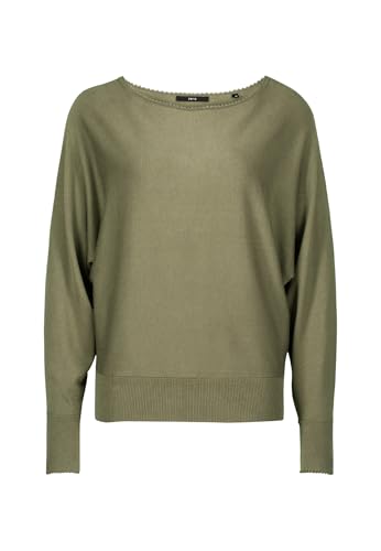 zero Damen Strickpullover mit U-Boot Ausschnitt Pale Khaki,40 zero Damen Strickpullover mit U-Boot Ausschnitt Pale Khaki,40 von zero