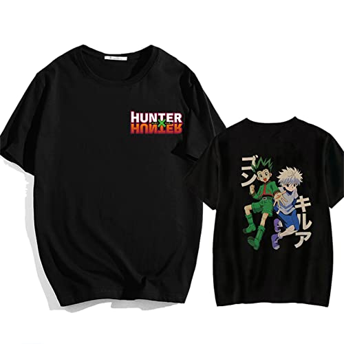 Anime Hunter X Hunter T-Shirt Bedrucktes Harajuku Fashion Unisex Hip Hop T-Shirt Tops (M,Color 01) von zhedu