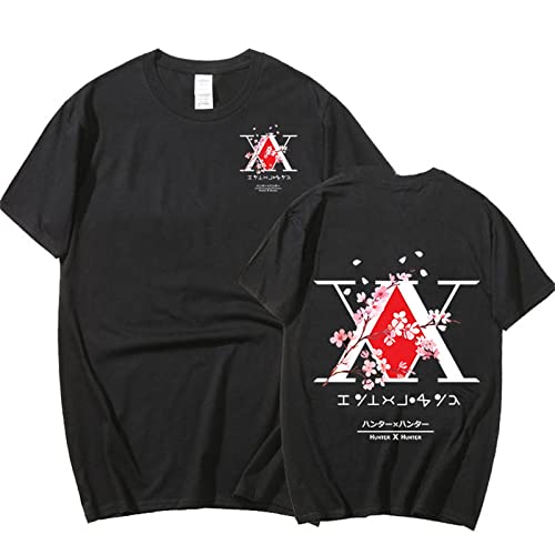 Anime Hunter X Hunter T-Shirts Männer/Frauen HXH Grafik Sommer Casual Harajuku Kurzarm T-Shirts (M,Color 01) von zhedu