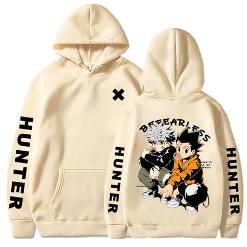 Hunter X Hunter Cartoon Mode Hoodies Männer/Frauen Hohe Qualität Pullover Harajuku Druck Lässige Hip Hop Mit Kapuze (Color 02,L) von zhedu