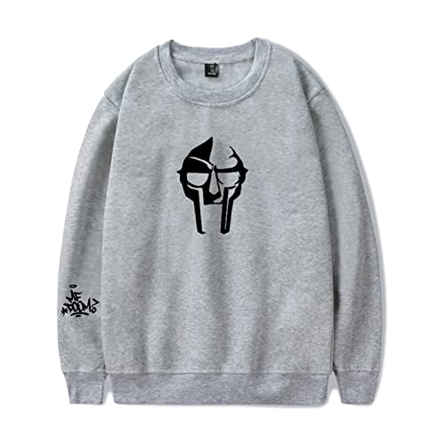 zhedu MF Doom Hoodie Unisex Trainingsanzug Damen/Herren Oberbekleidung Harajuku Streetwear Rapper Mode Kleidung Übergröße (XL,Color 2) von zhedu